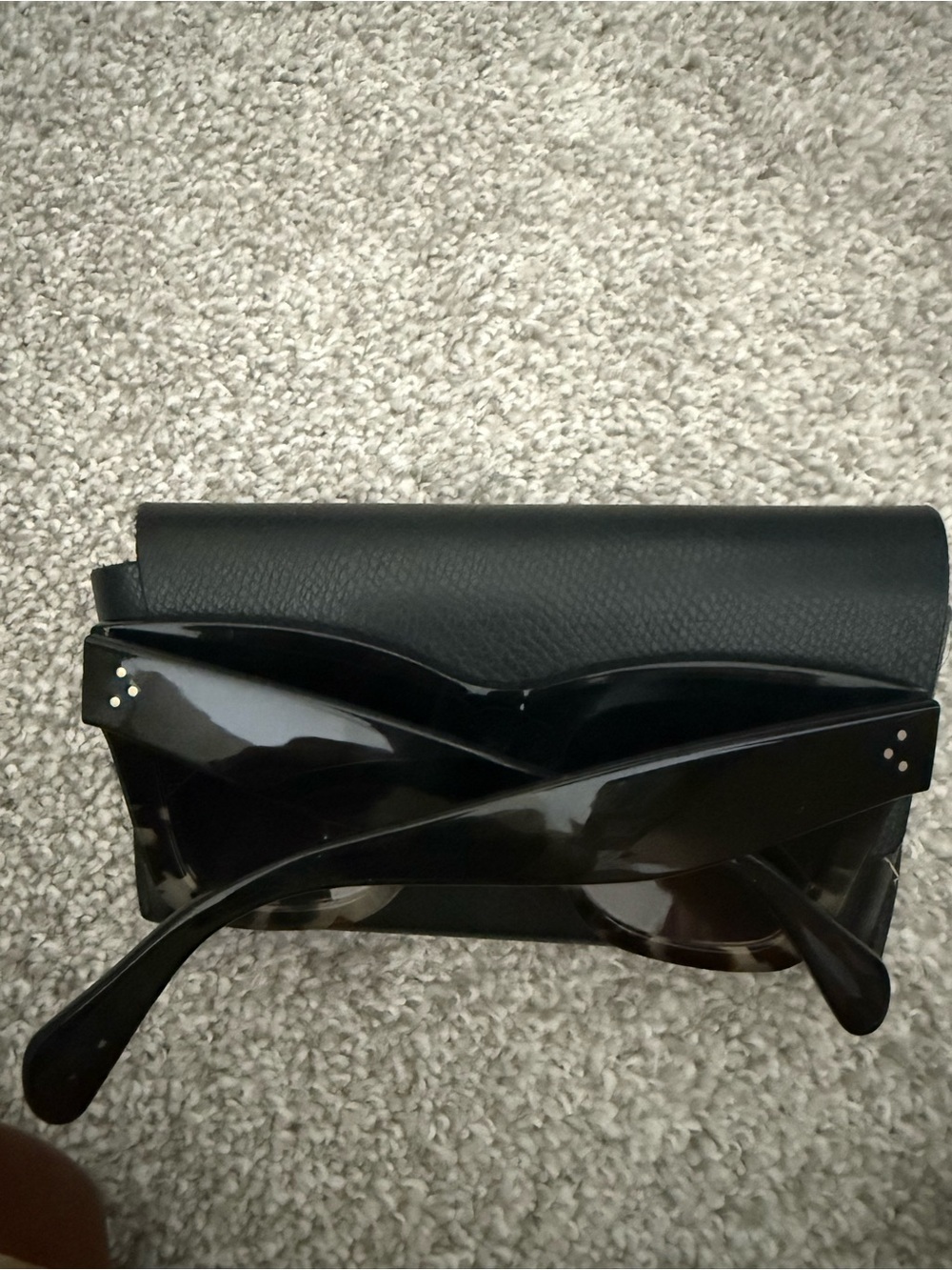 Celine Black Gradient Square Sunglasses - Picture 2 of 3